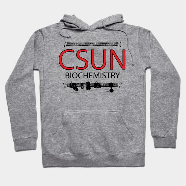 CSUN Biochemistry (Black Print) Hoodie by csunasbmbchapter